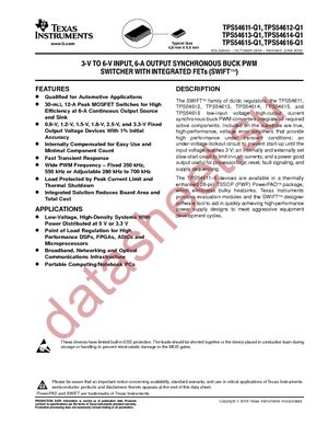 TPS54615QPWPRQ1 datasheet  